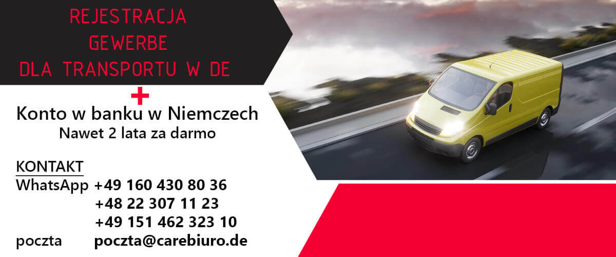 Rejestracja gewerbe w Niemczech