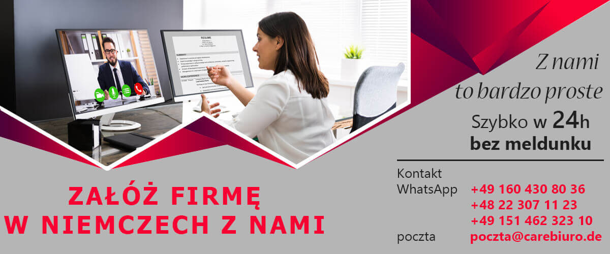 Założenie firmy w Niemczech